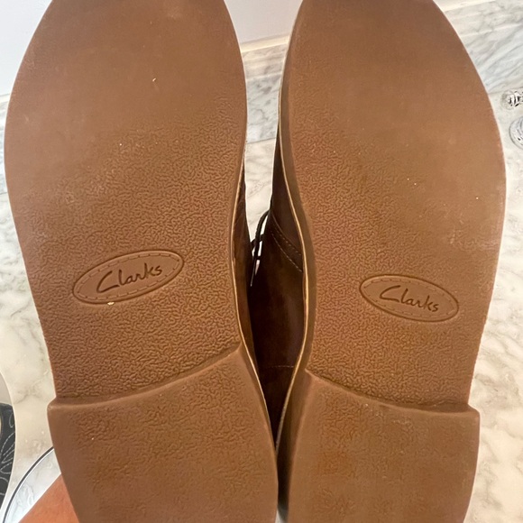 Clarks Bushacre 2 Men’s Chukka Boots Brown Leather Size 15M Desert Casual - Picture 9 of 10